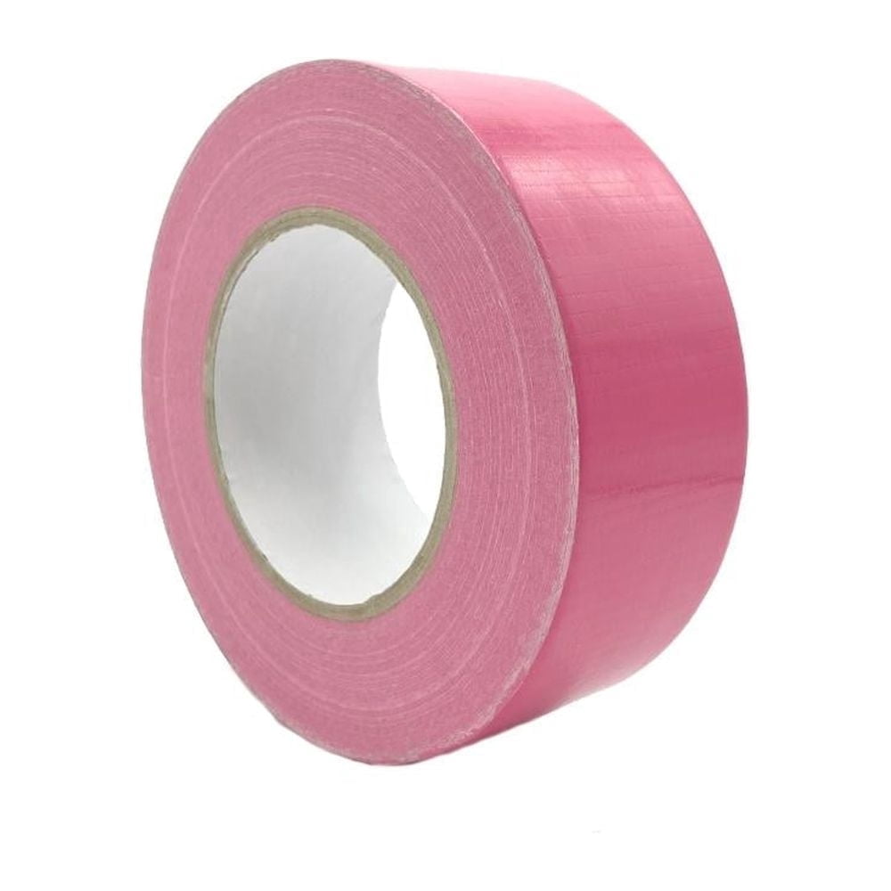 Shield Tape 9 Mil - Colored Heavy Duty Adhesive Duct Tape Perfect for Patching & Repairing, High Durability, Residential & Industrial Purpose, 2" x 60 Yards, Pink, 48 Rolls