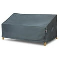 thumbnail image 1 of Shield Titanium 3-Layer Polyester Water Resistant Outdoor Sofa Covers, Dark Grey, 1 of 7