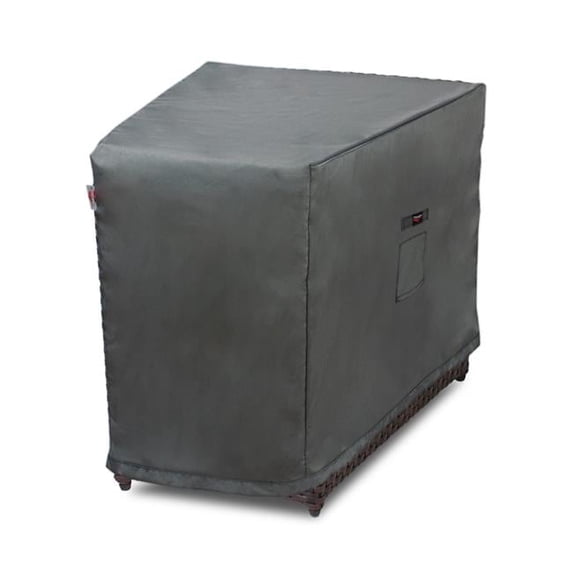 Summerset Shield Titanium Wedge Accent 3-Layer UV Resistant Outdoor Table Cover - 16x22", Dark Grey