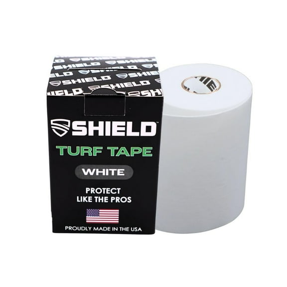 Shield Turf Tape, 4 in x 15 ft, White, Waterproof Football Tape