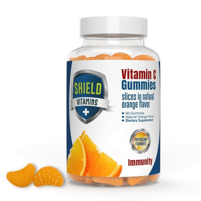 Shield Vitamin C Gummies, 250 mg, Physician's Formula, VeganFriendly