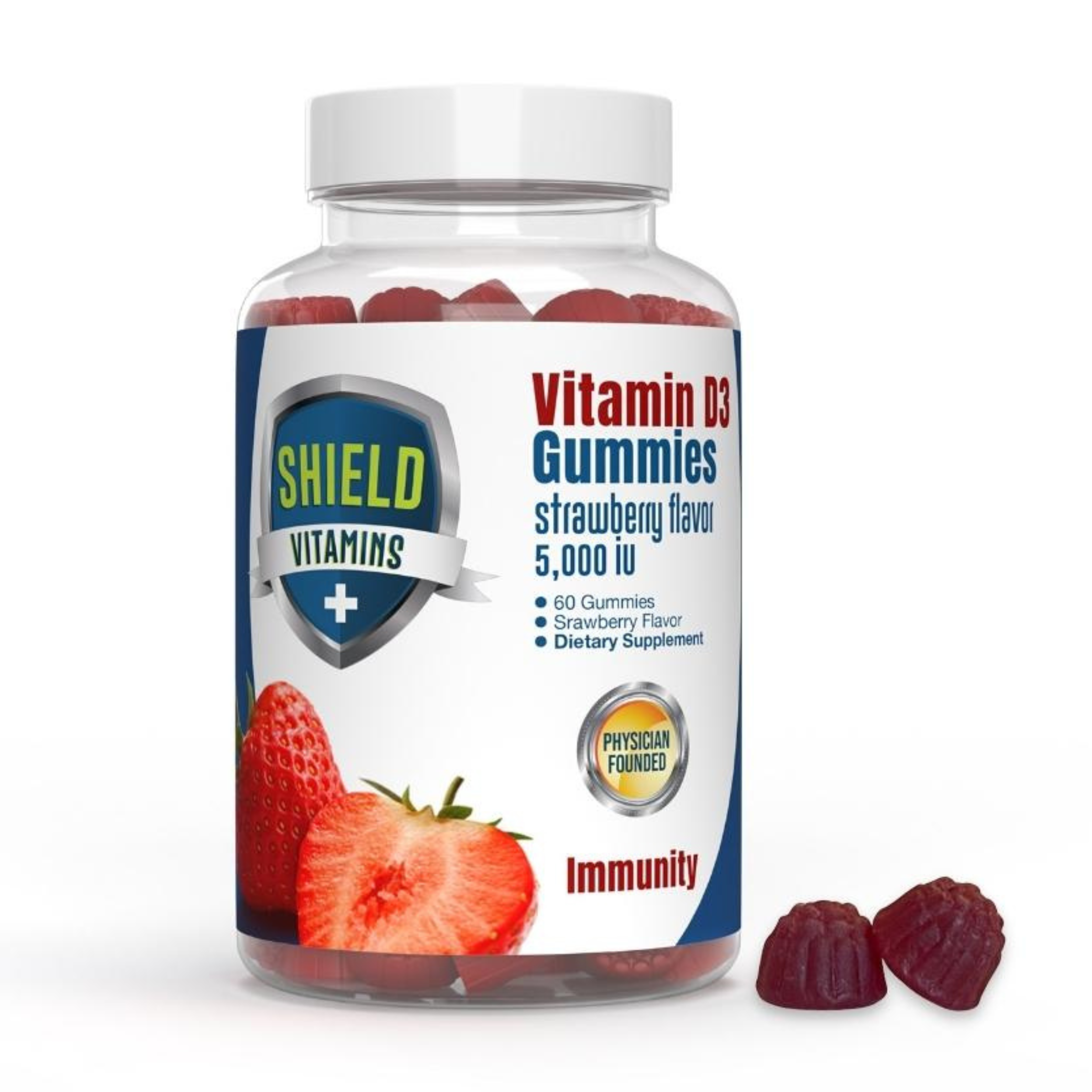 Kosher Vitamin D3 2000IU Highly Absorbable Vitamin D Supplements for