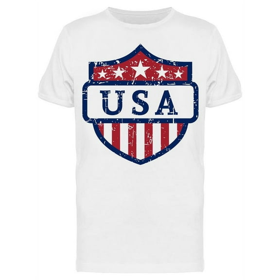 Shield W/Text Inside T-Shirt Men -Image by Shutterstock, Male 3X-Large