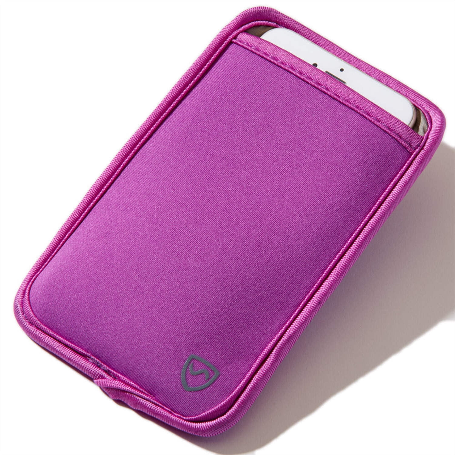 Shield Your Body EMF Blocking Pouch for Cell Phones up to 3.25 in Wide, Wallet-Size Phone Holder, Purple Shield Your Body EMF Blocking Pouch for Cell Phones up to 3.25 in Wide, Wallet-Size Phone Holder, Purple