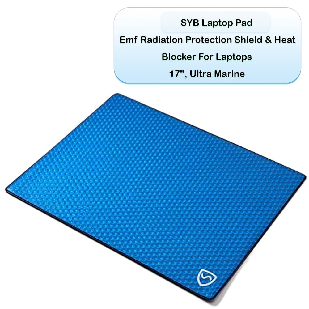Shield Your Body Laptop Pad EMF Radiation Protection Shield and Heat Blocker For Laptops 17 Inch Ultra Marine