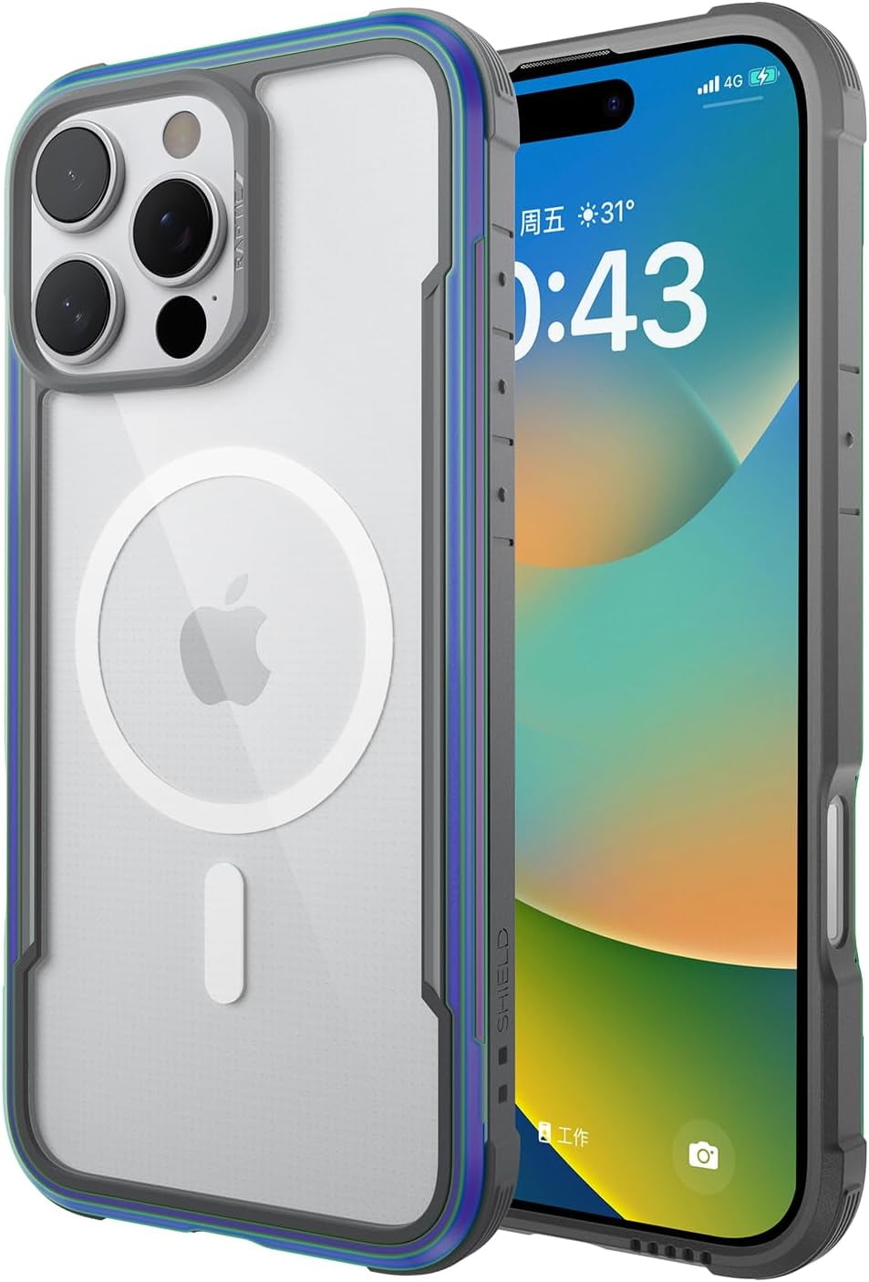 Shield for iPhone 16 Plus Case, [for 2024 Capture Button Shockproof