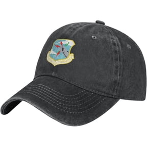 Shield of The USAF Strategic Air Command Pattern Printing Baseball Cap for Men Women Dad Hat Adjustable Cap Black