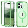 thumbnail image 1 of ShieldFlex Magnetic for iPhone 16 Pro Max Case Compatible with MagSafe,Full Body Rugged Case with Built-in Touch Sensitive Anti-Scratch Screen Protector for iPhone 16 Pro Max 6.9",Green, 1 of 7