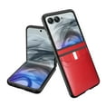 thumbnail image 1 of ShieldFlex for Motorola Razr 2025 Case Walet with Card Holder, Shockproof Slim Leather Protective Phone Cover with Built-in Screen Protector for Moto Razr 2025/2024,Red, 1 of 8