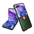 thumbnail image 1 of ShieldFlex for Motorola Razr Ultra 2025 Case Walet with Card Holder, Shockproof Slim Leather Protective Phone Cover with Built-in Screen Protector for Moto Razr Ultra 2025 / Razr 60 Ultra,Green, 1 of 7