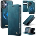 thumbnail image 1 of ShieldFlex for iPhone 16 Case Detachable Wallet Case with Card Holder, 2 in 1 PU Leather Flip Folio with RFID Blocking Stand Shockproof Phone Cover,Green, 1 of 7