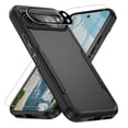 thumbnail image 1 of ShieldPlus for Google Pixel 9 Pro XL Case, Pixel 9 Pro XL Rugged Case with Screen Protector Camera Lens Protector, Full Body Protection Military Shockproof Protective Case for Pixel 9 Pro XL,Black, 1 of 6