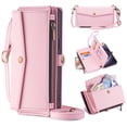 thumbnail image 1 of ShieldPlus for Motorola Moto G Stylus 5G Case 2024, Magnetic Flip RFID Blocking PU Leather for Moto G Stylus 5G (2024) Wallet Case for Women Men with Credit Card Holder Zipper Pocket,Pink, 1 of 7