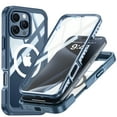 thumbnail image 1 of ShieldPlus for iPhone 16 Pro Max Case Magnetic Compatible with MagSafe, Built-in Screen Protector Full Body Military Grade Drop Protective Phone Cover Clear Case for iPhone 16 Pro Max,Blue, 1 of 4