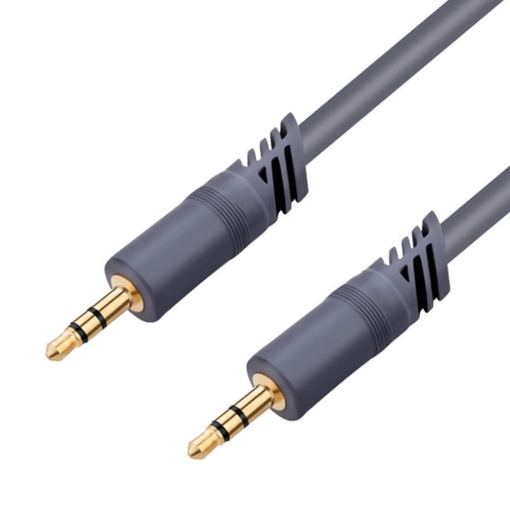 Shielded 3.5mm Auxs Cable Cord for NoiseFree Connection Between Devices Multiple Sound Sources and Outputs