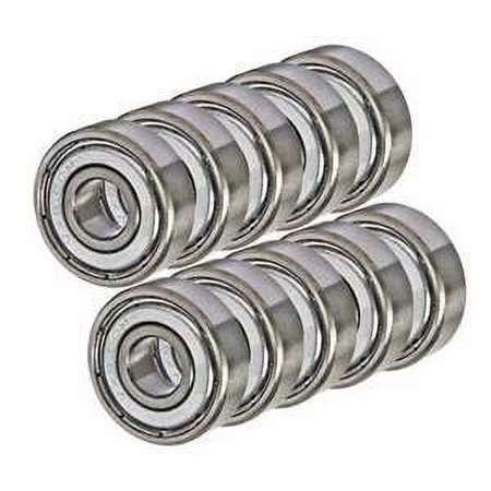 Shielded 8mm Bore Miniature Bearing Pack of 10