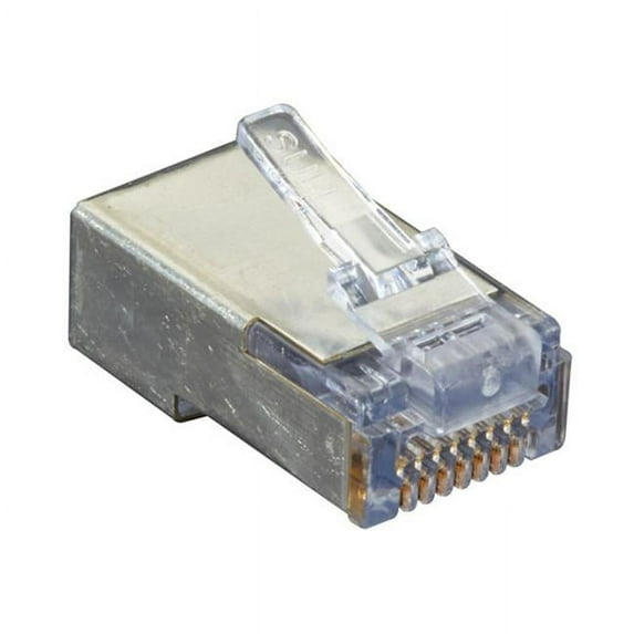 Shielded CAT5e EZ-RJ45 Modular Plugs, Pack of 25