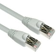 thumbnail image 1 of Shielded Cat6A Gray Ethernet Patch Cable, Snagless - Molded Boot, 500 Mhz, 7 Foot, 1 of 2