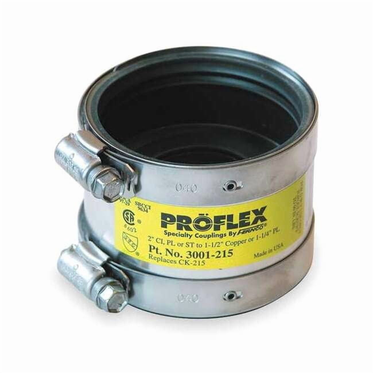 Shielded Coupling,For Pipe Size 2x1-1/2