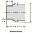 thumbnail image 1 of Shields 116-221-4X3 90° EPDM Rubber Hump Hose, 6", 1 of 1