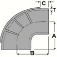 thumbnail image 1 of Shields Elbow Size: 4", Option: 90 Degree, 1 of 1