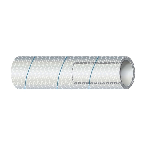 Shields Hose Div Sierra Supply Pvc Tubing 1/2 X 25 FT Wht 1161640125