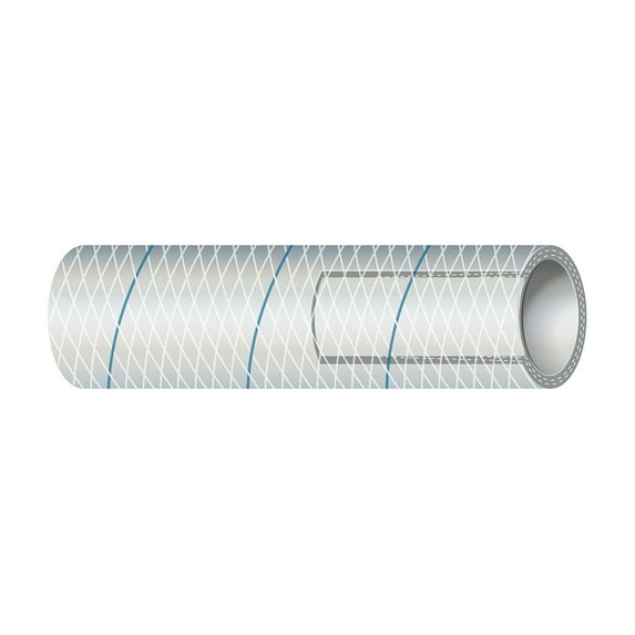 Shields Hose Div Sierra Supply Pvc Tubing 5/8 X 25 FT Wht 1161640585