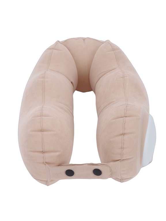 Inflatable Travel Neck Pillow Travel Inflatable Travel Neck Pillow Blow Up Neck Support Pillow for Airplanes Cars Portable Comfortable U Shaped
