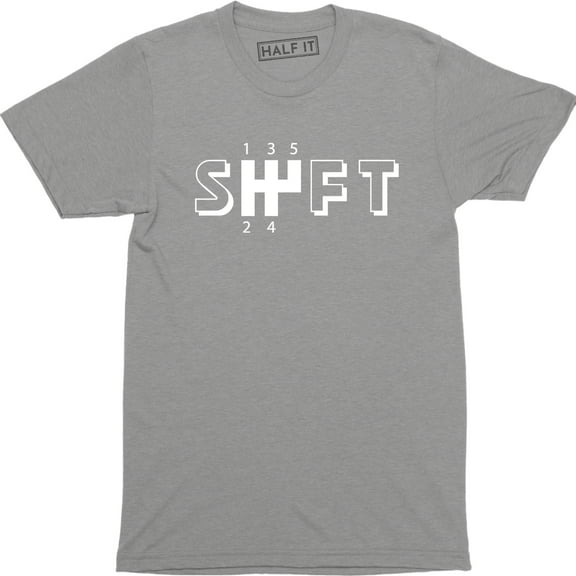 Shift 1 2 3 4 5 - Manual Drive County Prison Racing Men's T-Shirt