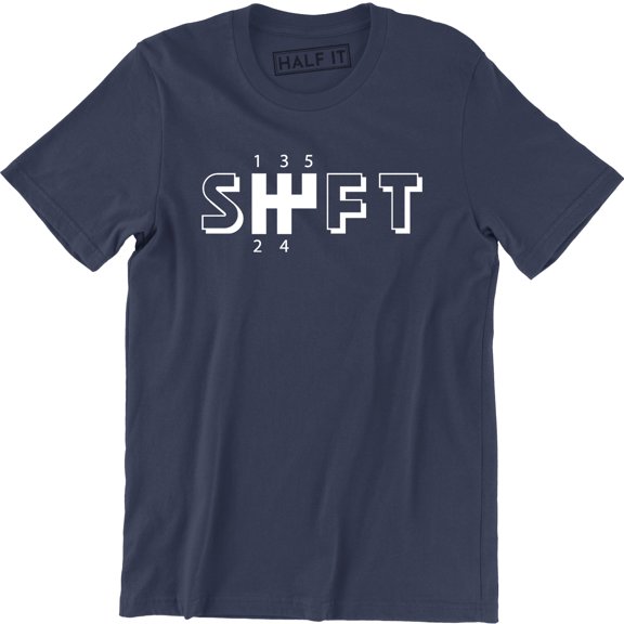 Shift 1 2 3 4 5 - Manual Drive County Prison Racing Men's T-Shirt