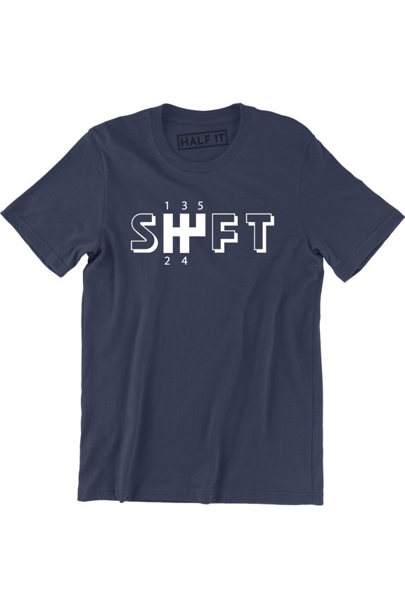 Shift 1 2 3 4 5 - Manual Drive County Prison Racing Men's T-Shirt