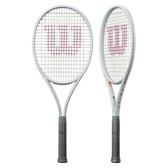 Wilson Shift 99L V1 Tennis Racket, Unstrung, White, Grip 4"
