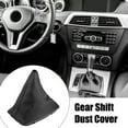 thumbnail image 1 of Shift Boot Cover Gear Shift Knob Boot for Mercedes for Benz C-class W204 2008-13, 1 of 11