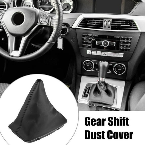 Shift Boot Cover Gear Shift Knob Boot for Mercedes for Benz C-class W204 2008-13