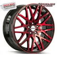 thumbnail image 1 of Shift Formula 18X8 Gloss Black Candy Red Machine Custom Wheel- 5x100 Bolt Pattern, 35mm Offset, 1 of 1