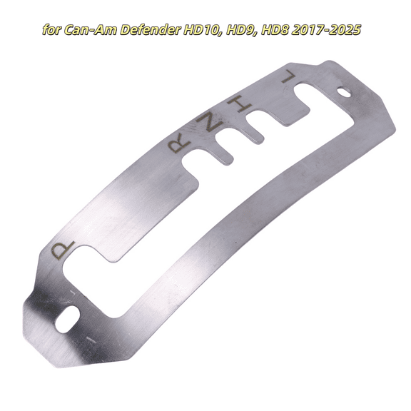 Shift Gear Trim Plate All Terrain Off-road Vehicle Shifter Lever Panel Trim Compatible for Can-Am Defender HD10, HD9, HD8 2017-2025