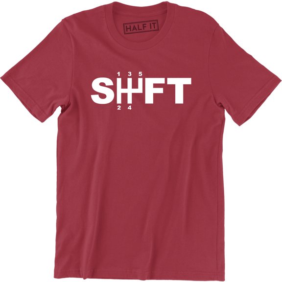 Shift Gears 5-Speed Sports Car Racing JDM Short Sleeve Men's Gift T-Shirt