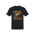 thumbnail image 1 of Shift Happens Hot Rod Design Men's T-shirt, 1 of 3