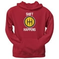 thumbnail image 1 of Shift Happens Red Adult Hoodie - 2X-Large, 1 of 1
