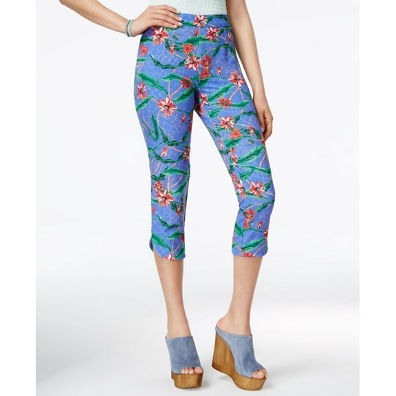 Shift Juniors Floral Print Cropped Pants Multi S