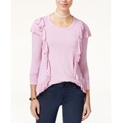 Shift Juniors Ruffle Trim Top Mauve XS