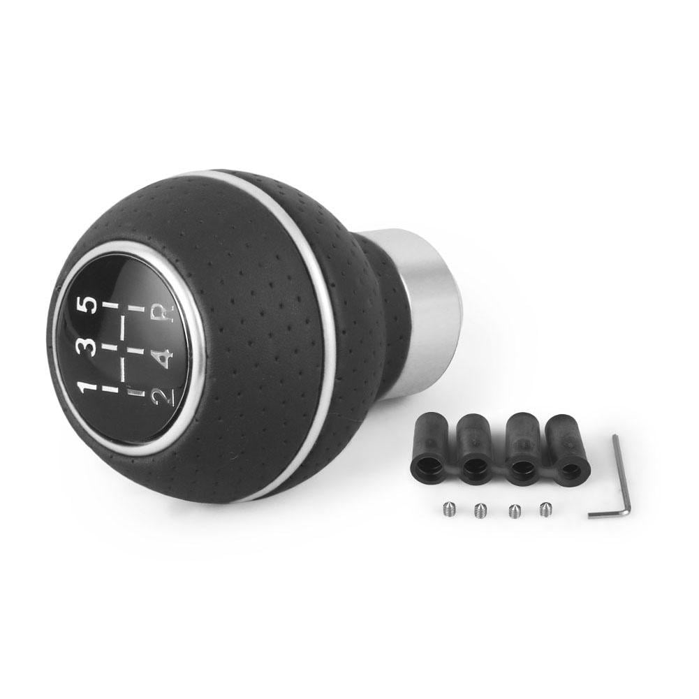 Shift Knob Gear Universal Leather Speed Manual Shifter Stick 5 ∝ Lever ...