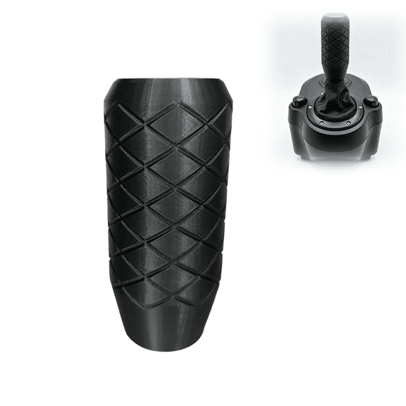 Shift Knob Replacement Compatible with Logitech G Driving Force Shifter, Extended Cylindrical Gear Knob, Enhanced Grip Control for Racing Simulation Setup