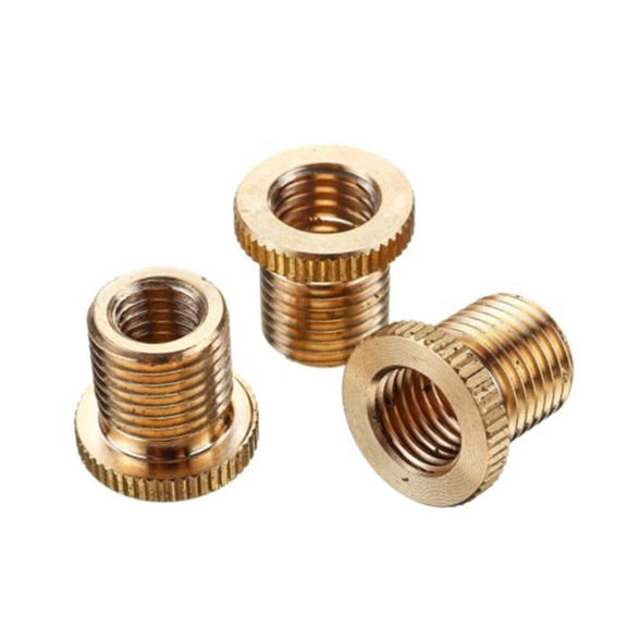 Shift Knob Thread Adapter Kit M10x1.25 M10x1.5 M8x1.25 Aluminum Alloy Gold for Car Interior Upgrade