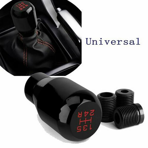 Shift Knob With Adapter Easy Installation Kit Black For MT Racing Parts