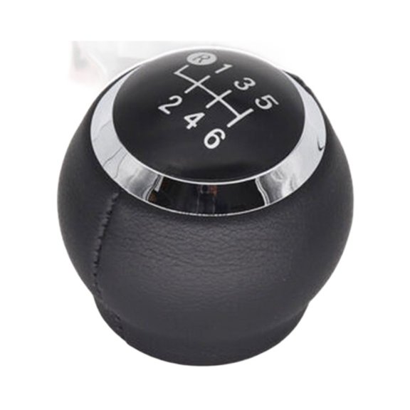 Shift Knob for 6-Speed Manual Transmission Black Plastic Replacement Gear Shift Lever Handle