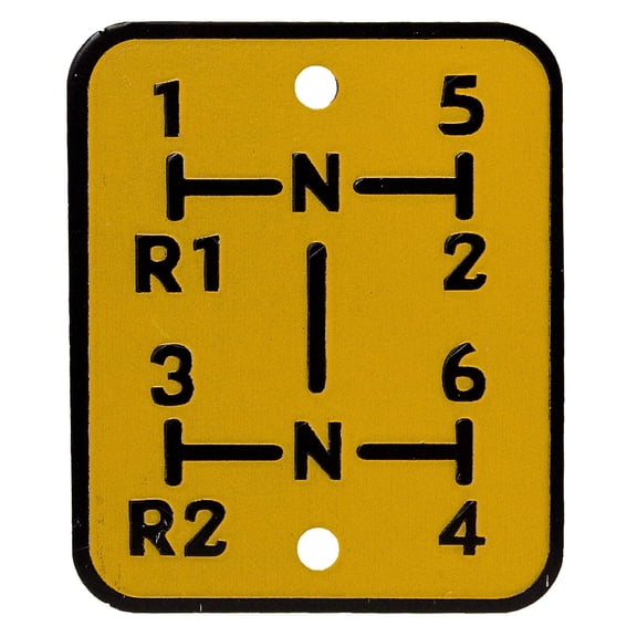 Shift Pattern Plate Fits White / Oliver Tractor 1E908