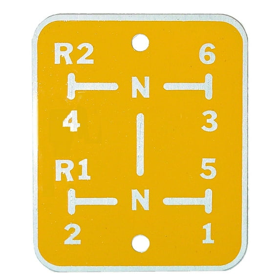 Shift Pattern Plate Fits White / Oliver Tractor 1KA908A