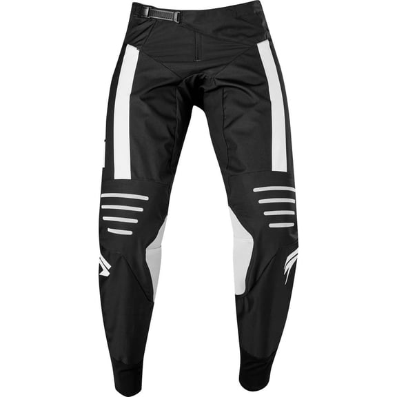 Shift Racing Black Label Strike Pants - Black/White, All Sizes
