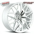 thumbnail image 1 of Shift Spring 22X9 White Machined Custom Wheel- 5X115 Bolt Pattern, 15mm Offset, 1 of 1
